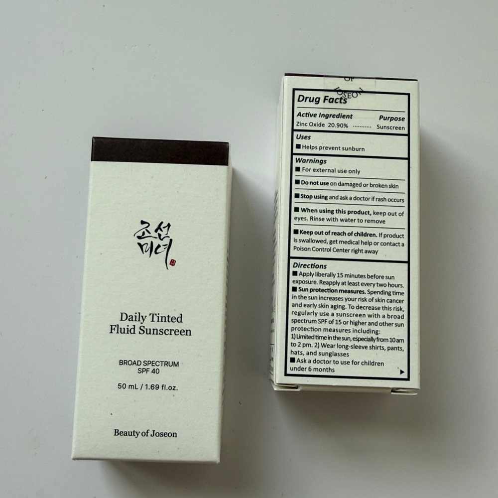 Beauty of Joseon Daily Tinted Fluid Sunscreen - DP 320 New